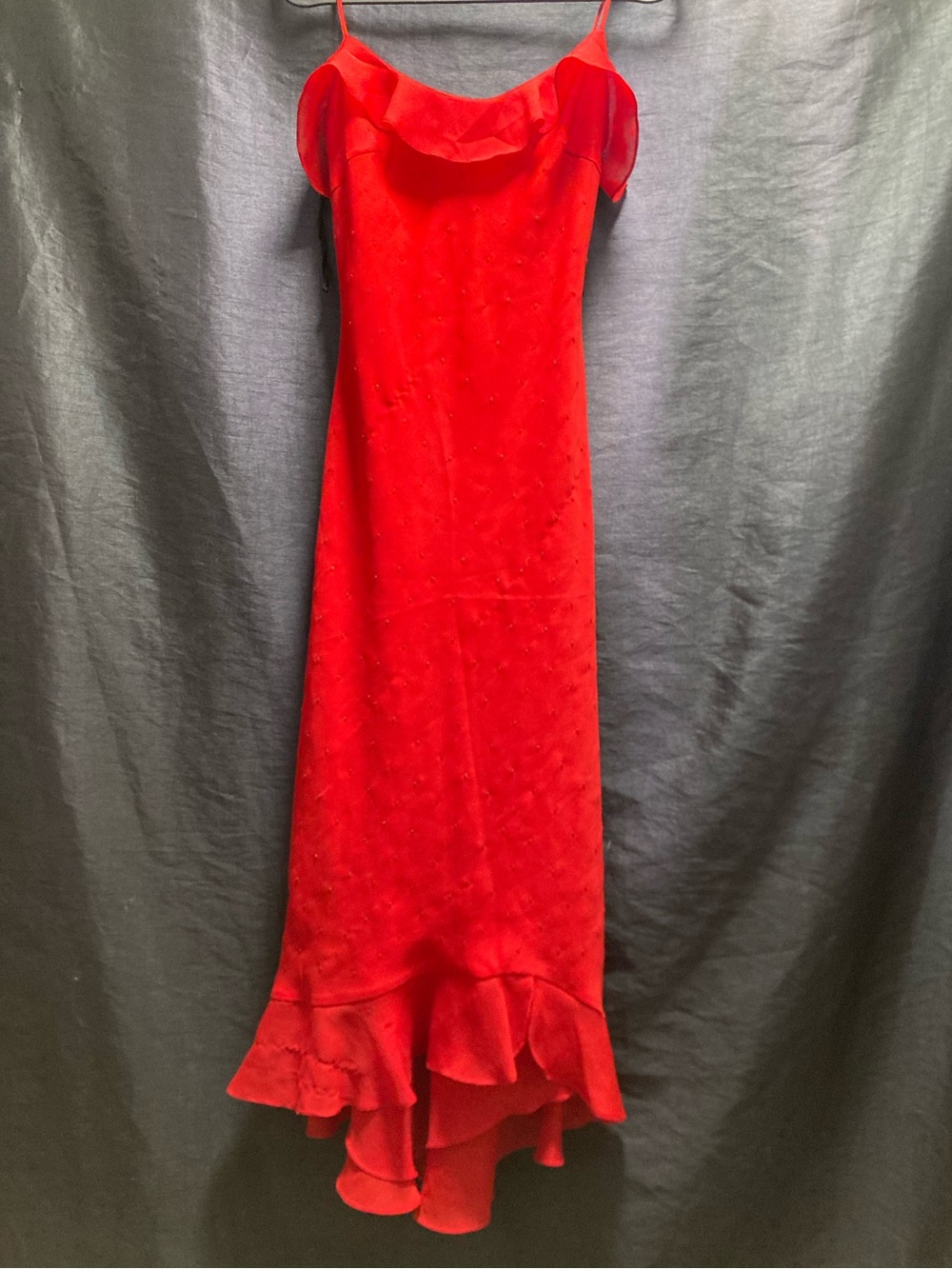 Classic red maxi dress Maria Bonita Medium size